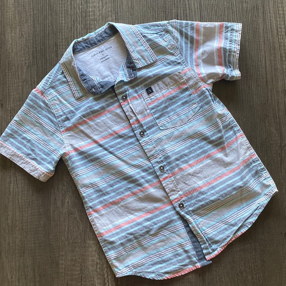 CALVIN KLEIN JEANS | boys button down shirt - Picture 1 of 6